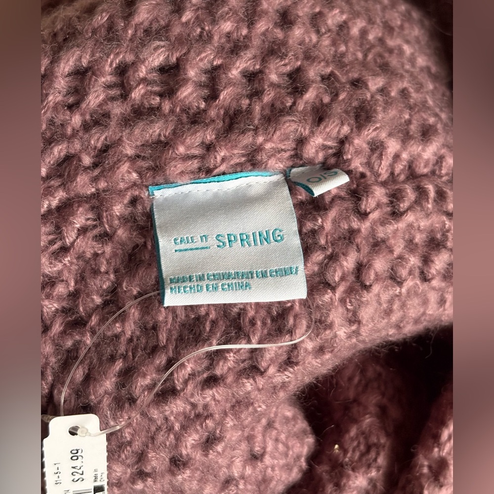 Call It Spring Purple Infinity Scarf - Picture 2 of 2